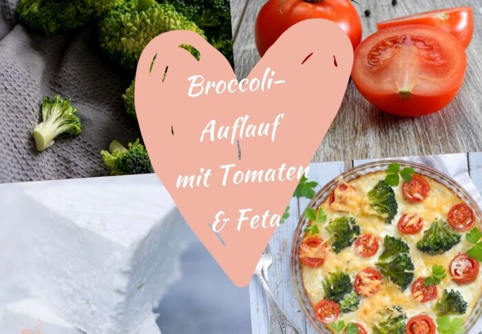 Broccoli Auflauf mit Tomaten & Feta