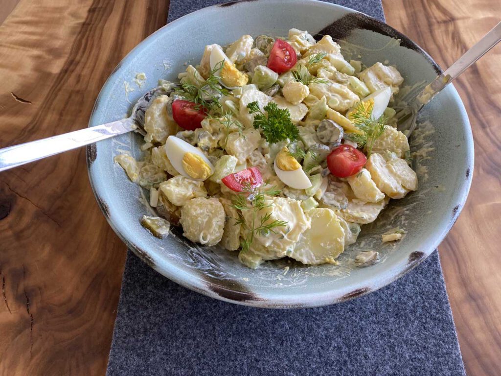 Kartoffelsalat sommerlich leicht