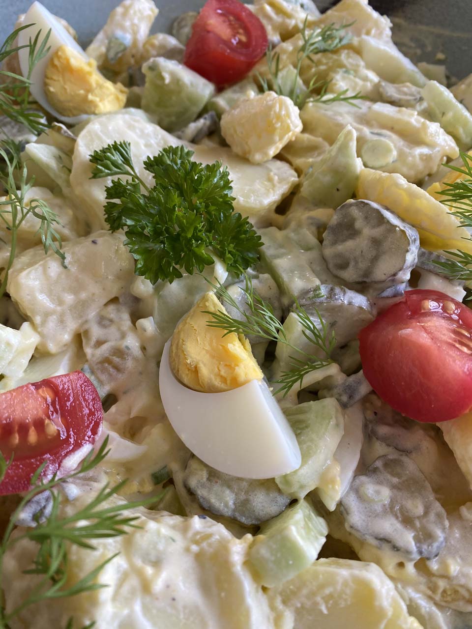 Kartoffelsalat frühlingshaft und sommerlich - by the way ... Kirsi