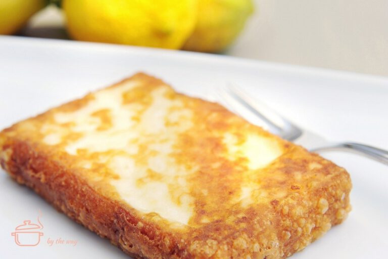 Saganaki - gebackener Schafskäse aus Griechenland